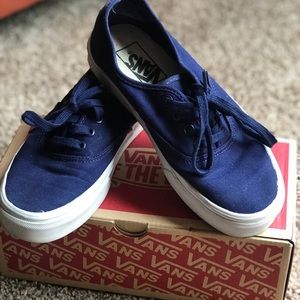 Dark blue (indigo) Vans size 4.5 MEN US WOMENS 6